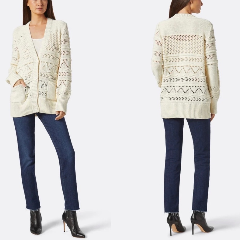NWT JOIE Harbin Open Knit Cardigan
